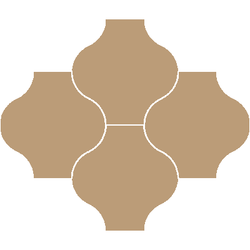 Mission San Felipe Sand 8"x8" Encaustic Cement Tile - Avente Tile