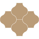 Mission San Felipe Sand 8"x8" Encaustic Cement Tile - Avente Tile