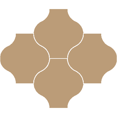 Mission San Felipe Sand 8"x8" Encaustic Cement Tile - Avente Tile