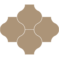 Mission San Felipe Sandstone 8"x8" Encaustic Cement Tile - Avente Tile