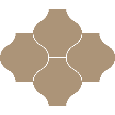 Mission San Felipe Sandstone 8"x8" Encaustic Cement Tile - Avente Tile