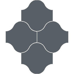Mission San Felipe Steel 10"x10" Encaustic Cement Tile - Avente Tile