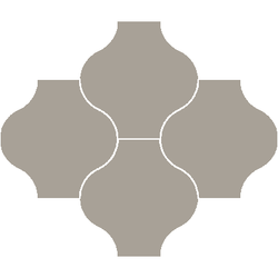 Mission San Felipe Taupe 8"x8" Encaustic Cement Tile - Avente Tile