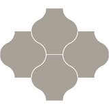 Mission San Felipe Taupe 8"x8" Encaustic Cement Tile - Avente Tile