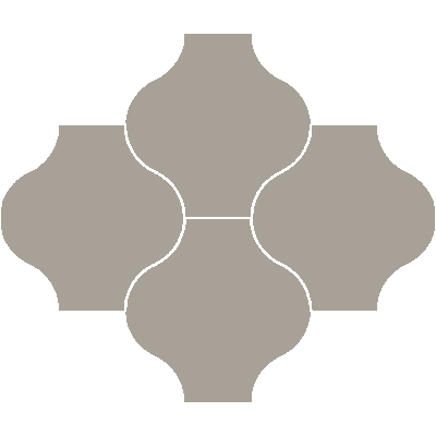 Mission San Felipe Taupe 8"x8" Encaustic Cement Tile - Avente Tile