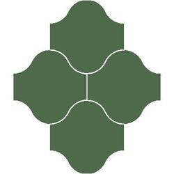 Mission San Felipe Verde Canada 10"x10" Encaustic Cement Tile - Avente Tile