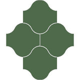 Mission San Felipe Verde Canada 10"x10" Encaustic Cement Tile - Avente Tile