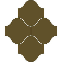 Mission San Felipe Verde Militar 10"x10" Encaustic Cement Tile - Avente Tile