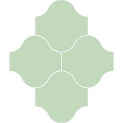 Mission San Felipe Vert Clair 10"x10" Encaustic Cement Tile - Avente Tile