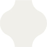 Mission San Felipe White 10"x10" Encaustic Cement Tile - Avente Tile