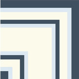 Mission Santiago Navy Border 8"x8" Encaustic Cement Tile - Avente Tile