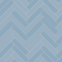 Mission Sky Blue 2"x8" Encaustic Cement Tile - Avente Tile