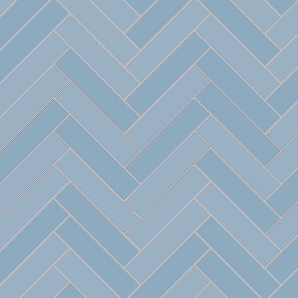 Mission Sky Blue 2"x8" Encaustic Cement Tile - Avente Tile