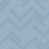 Mission Sky Blue 2"x8" Encaustic Cement Tile - Avente Tile