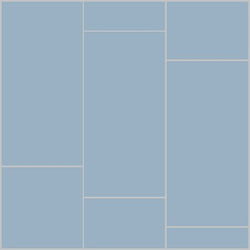 Mission Sky Blue 6"x12" Encaustic Cement Tile - Avente Tile