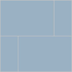 Mission Sky Blue 8"x12" Encaustic Cement Tile - Avente Tile