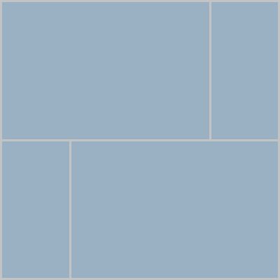 Mission Sky Blue 8"x12" Encaustic Cement Tile - Avente Tile