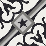 Mission Suzette A 8"x8" Encaustic Cement Tile - Avente Tile