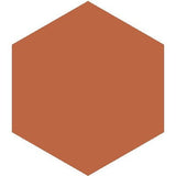 Mission Terracotta 8" Hexagon Encaustic Cement Tile - Avente Tile