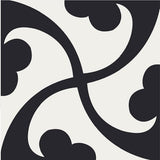 Mission Trebol A 8"x8" Encaustic Cement Tile - Avente Tile