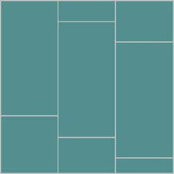 Mission Turquoise 6"x12" Encaustic Cement Tile - Avente Tile