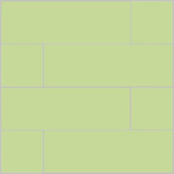 Mission Verde Caribe 4"x12" Encaustic Cement Tile - Avente Tile