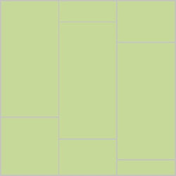Mission Verde Caribe 6"x12" Encaustic Cement Tile - Avente Tile