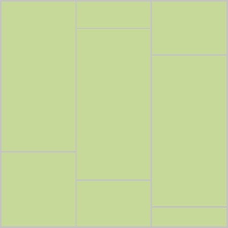 Mission Verde Caribe 6"x12" Encaustic Cement Tile - Avente Tile
