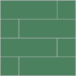 Mission Vert Fonce 4"x12" Encaustic Cement Tile - Avente Tile