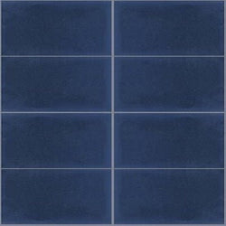 Mission Weathley Blue 4"x8" Encaustic Cement Tile - Avente Tile