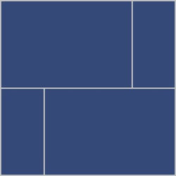 Mission Weathley Blue 8"x12" Encaustic Cement Tile - Avente Tile