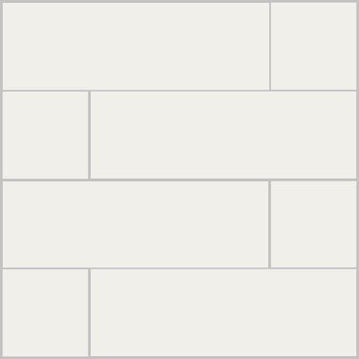Mission White 4"x12" Encaustic Cement Tile - Avente Tile