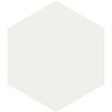 Mission White 8" Hexagon Encaustic Cement Tile - Avente Tile