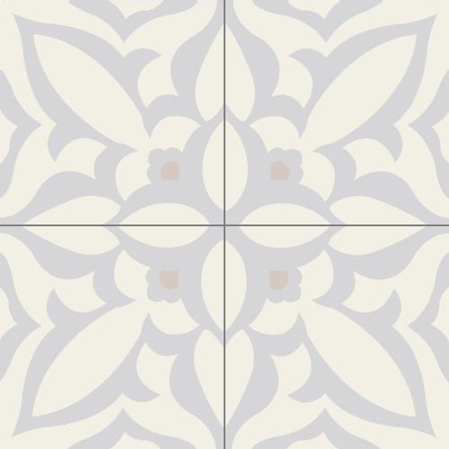 Mission Zebra B 8"x8" Encaustic Cement Tile - Avente Tile