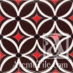 Geometrical Petals I  Ceramic Tile