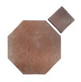 Arabesque 10" Ocatgon & Dot Beachwood Flash Cement Tile