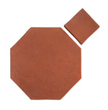 Arabesque 10" Ocatgon & Dot mission Red Cement Tile