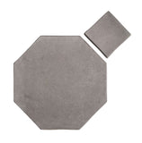 Arabesque 12x12 Octagon Cement Tile Sidewalk Gray