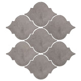 Arabesque Malaga Sidewalk Gray Cement Tile