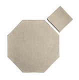 Arabesque 10" Ocatgon & Dot Early Gray Cement Tile