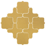 Avente Clay Arabesque Tangier Gold Rush Tile