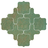 Avente Clay Arabesque Tangier Patina matte Tile
