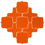 Avente Clay Arabesque Tangier Pumpkin Tile