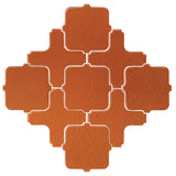 Avente Clay Arabesque Tangier Spanish Brown Tile
