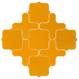 Avente Clay Arabesque Tangier Valencia orange matte Tile