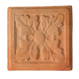 Catalan Rustic Relief Deco Tile  4"x4" - Saltillo