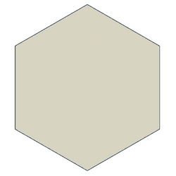  Classic Fog 8" x 9" Hexagon Encaustic Cement Tile