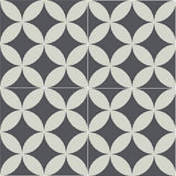 Classic Torino C 8" x 8" Cement Tile Quarter Design