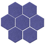 Clay Arabesque 6" Hexagon Glazed Ceramic Tile - Spanish Lavendor Matte