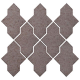 Clay Arabesque Castille Glazed Ceramic Tile - Ash